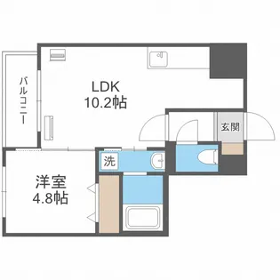 Kabaya Garden SAPPORO【5階】の間取り