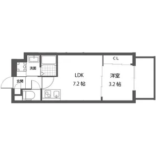 PARK HILLS今里蘭【11階】の間取り