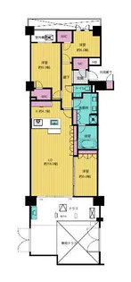 ザ・パークハウス代々木大山レジデンス【1階】の間取り