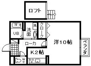 セジュール藤井 B棟【2階】の間取り