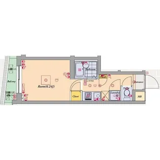 パレ・ホームズ阿佐ヶ谷【2階】の間取り