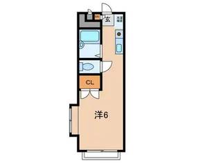 チェリ-岡本【1階】の間取り
