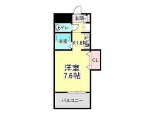 ダイアパレス鶴見町【4階】の間取り