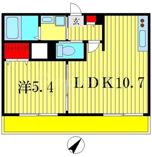 桜フラッツ【3階】の間取り