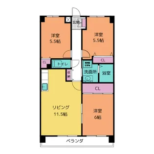 シティ・ライフ吹上【4階】の間取り