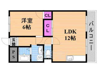 グラッド・パーク【1階】の間取り
