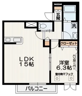 フォレストガーデン鷺宮III【3階】の間取り