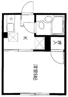 シティハイム エスポワール【1階】の間取り