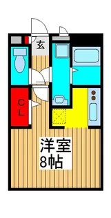 リブリ・新都心【2階】の間取り