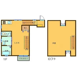 アーバンビラ大磯【2階】の間取り