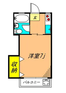 コーポ小山台【2階】の間取り