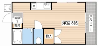 朝日ハイツ【2階】の間取り