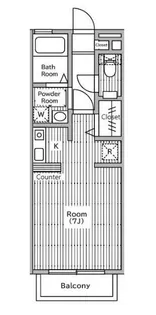 アイビスII【2階】の間取り