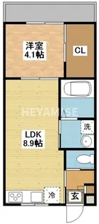 modern palazzoグランM【2階】の間取り
