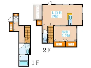 PRENDRE AOHA【2階】の間取り
