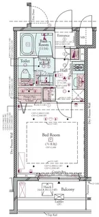 コンシェリア KAWASAKI THE PREMIUM【3階】の間取り