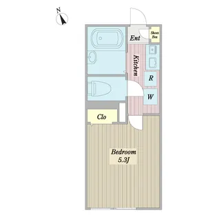 フェリーチェ北池袋【2階】の間取り