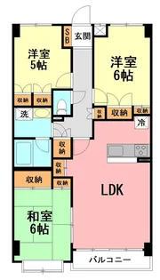 厚木・コアラマンション【3階】の間取り