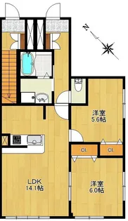 セレーノ【1階】の間取り