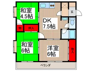 コ-ポウエタケの間取り