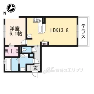 茶屋後・GK【2階】の間取り