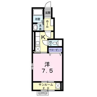 ハイム ダイ IV【1階】の間取り