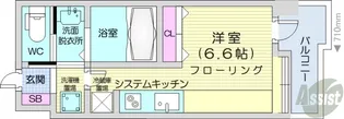 ラヴィータ410【3階】の間取り