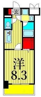 グラシーナ文京【4階】の間取り