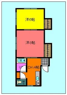 ビバリーハイツ【2階】の間取り