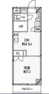 ガーデンテラス南麻布【1階】の間取り