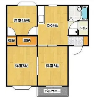 HIGH HOMES A【2階】の間取り