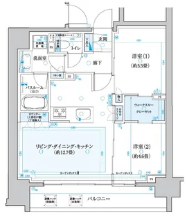 クリオ新横浜マスターズプレイス【3階】の間取り