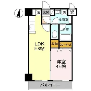 FREESIA【3階】の間取り