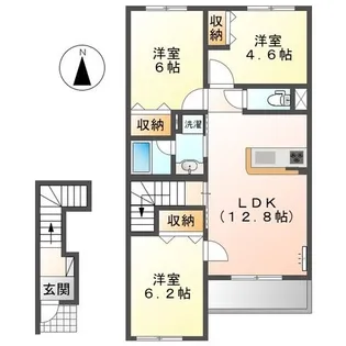アルク・サーノ【2階】の間取り