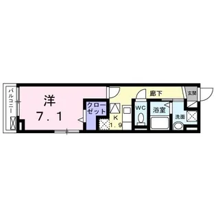 ケイローン【1階】の間取り