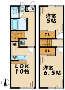 レオパレス峯下A【1階】の間取り