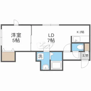 サンコート西町【3階】の間取り