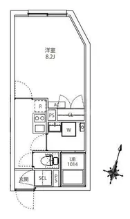 MAXIV CITY板橋区役所前【2階】の間取り