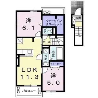 mono【2階】の間取り