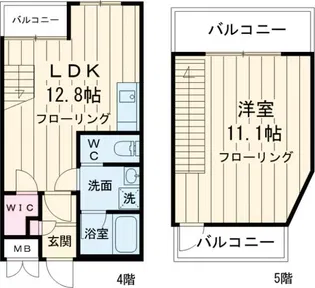 第7丸仙ハイツの間取り