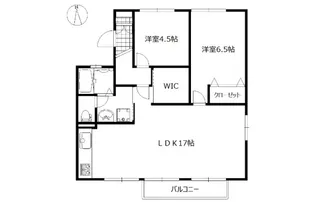 フローレス89A【リノベ済み】【2階】の間取り