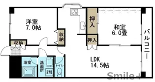 アートアベニュー【3階】の間取り