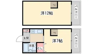 ハイムアーキテクト【6階】の間取り