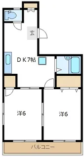 吉田ビル【2階】の間取り