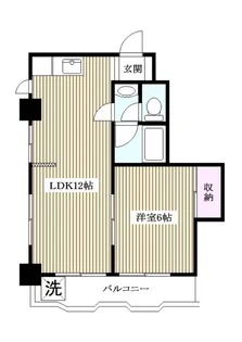 メープルメゾン【4階】の間取り