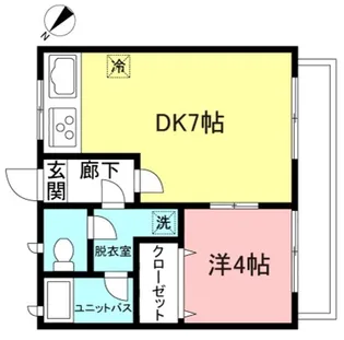 シティハイムHIRO【1階】の間取り