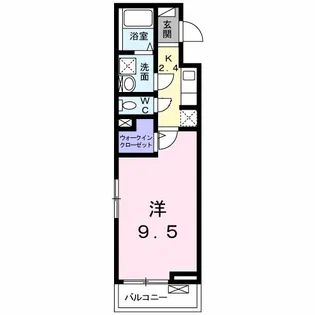 サンリット大工町III【2階】の間取り