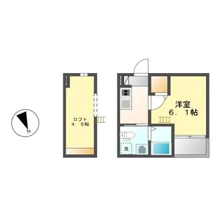 アミカルルーチェ南川【2階】の間取り