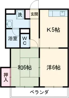 アビタ武蔵野【4階】の間取り