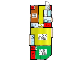 PMZ川口【2階】の間取り